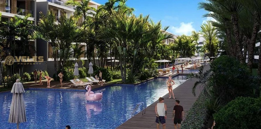 1+1 Leilighet  i Long Beach, Iskele,  Nr. 214266