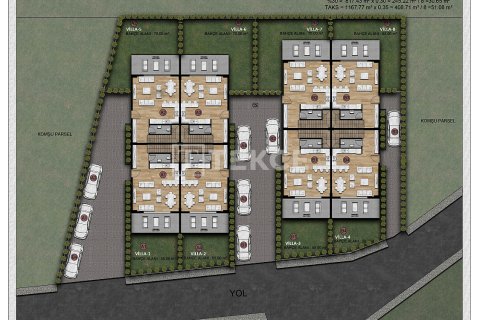 ویلا در  Bursa ، ترکیه 3 خوابه ، 160 متر مربع.  شماره 215174 - 29