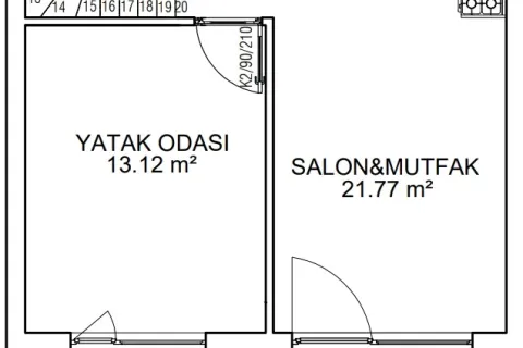 3+1 Leilighet  i Aksu, Antalya, Tyrkia Nr. 220407 - 29