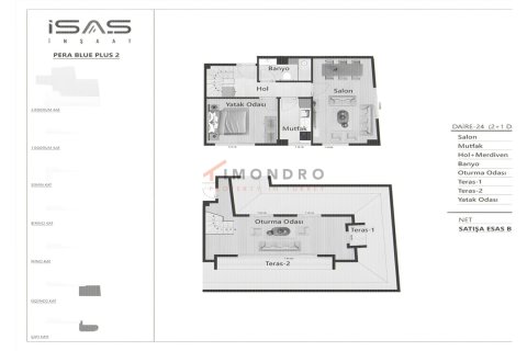 Apartment for sale in Beyoglu, Istanbul, Turkey, 2 bedrooms, 107m2, No. 221180 – photo 16