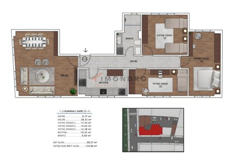 4+1 Lägenhet i Beyoglu, Istanbul, istanbul, Turkiet Nr. 223135 - 6