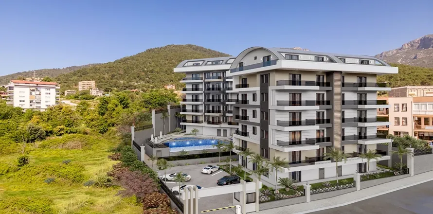 آپارتمان در  Alanya ، ترکیه 1 خوابه ، 46 متر مربع.  شماره 223488