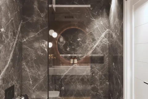 آپارتمان در  Alanya ، ترکیه 1 خوابه ، 50.5 متر مربع.  شماره 223494 - 8