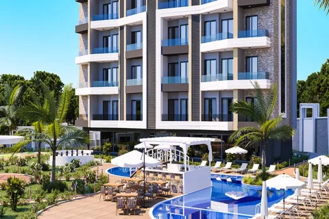 آپارتمان در  Alanya ، ترکیه 1 خوابه ، 50.5 متر مربع.  شماره 223494 - 13