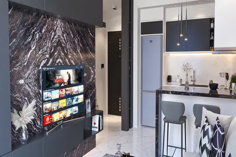 آپارتمان در  Alanya ، ترکیه 1 خوابه ، 50.5 متر مربع.  شماره 223494 - 4