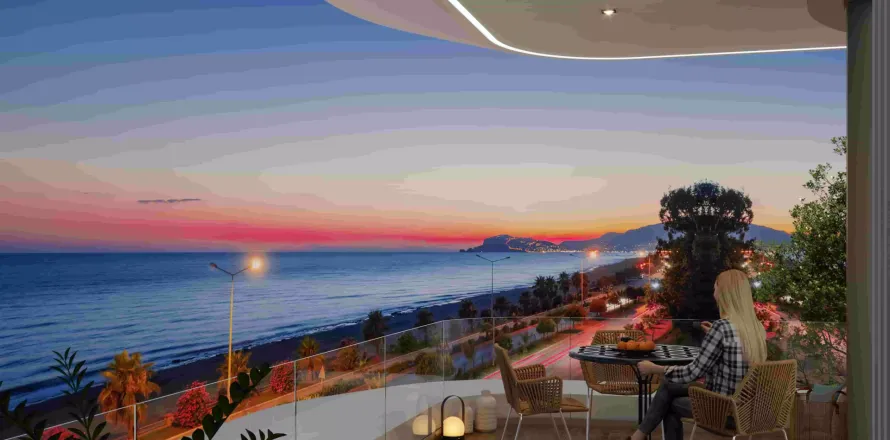 1+1 Lägenhet  i Alanya, Antalya, Turkiet Nr. 223020