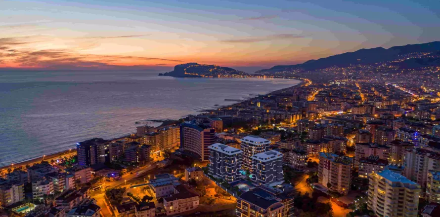 1+1 Lägenhet  i Alanya, Antalya, Turkiet Nr. 223022