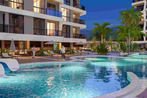 1+1 Lägenhet  i Alanya, Antalya, Turkiet Nr. 223022 - 2