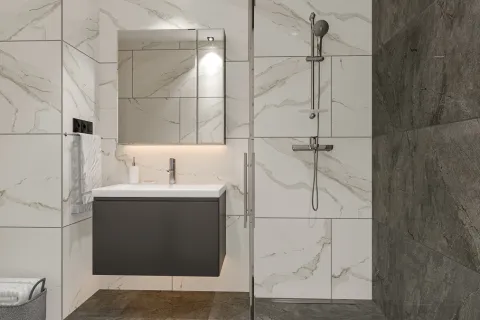 1+1 Leilighet  i Alanya, Antalya, Tyrkia Nr. 224051 - 2