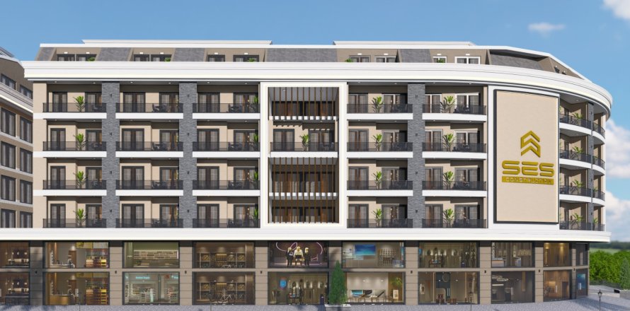 2+1 Lejlighed  i Alanya, Antalya, Tyrkiet Nr. 224737