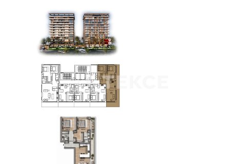1+1 Wohnung in Alanya, Antalya, Türkei Nr. 238076 - 20