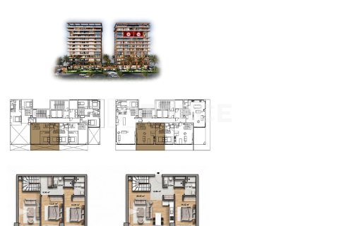 3+1 Wohnung in Alanya, Antalya, Türkei Nr. 238078 - 12