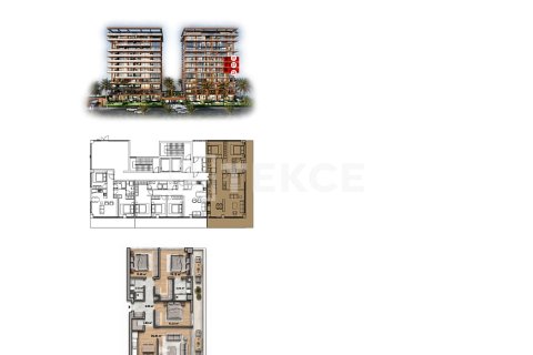 3+1 Wohnung in Alanya, Antalya, Türkei Nr. 238078 - 15