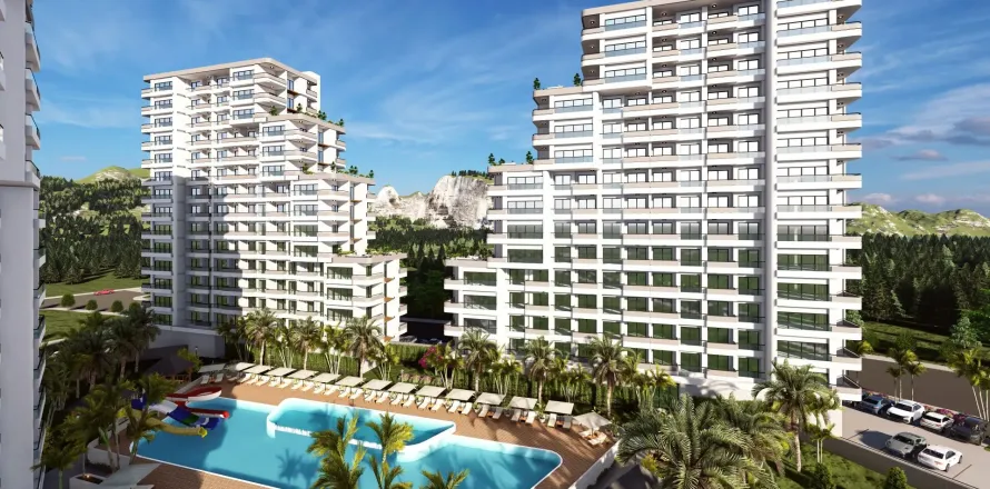 2+1 Lejlighed i Mezitli, Mersin, Tyrkiet Nr. 221987