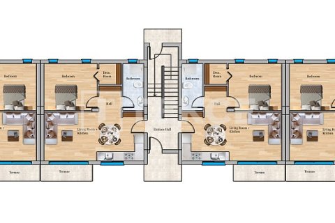 Penthouse for sale  in Famagusta, Northern Cyprus, studio, 89m2, No. 215106 – photo 27