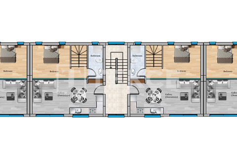 آپارتمان در  Famagusta ، ترکیه 50 متر مربع.  شماره 215105 - 29