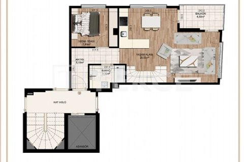 1+1 Lägenhet  i istanbul, Turkiet Nr. 227300 - 13