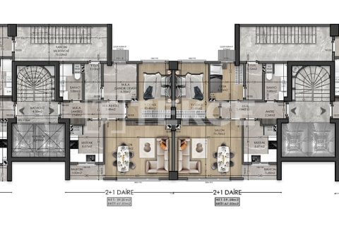2+1 Lägenhet  i istanbul, Turkiet Nr. 227298 - 13