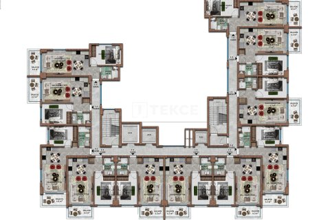 Daire  1+1  Alanya, Antalya, Türkiye №224514 - 23