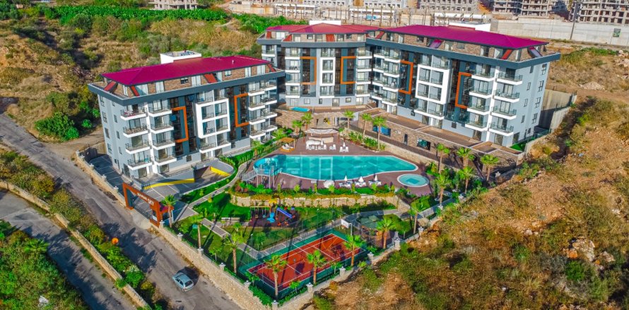 1+1 Lejlighed i Alanya, Antalya, Tyrkiet Nr. 216929
