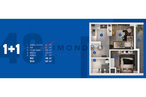 Продажа квартиры  в Аксу, Анталье, Турция 3+1, 166м2, №213630 – фото 19