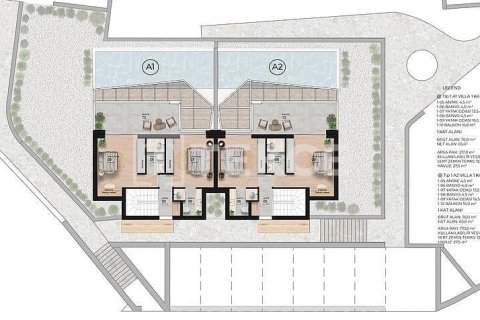 3+1 Villa  i Bodrum, Mugla, Tyrkia Nr. 224428 - 21