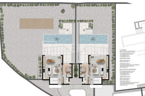 3+1 Villa  i Bodrum, Mugla, Tyrkia Nr. 224428 - 22