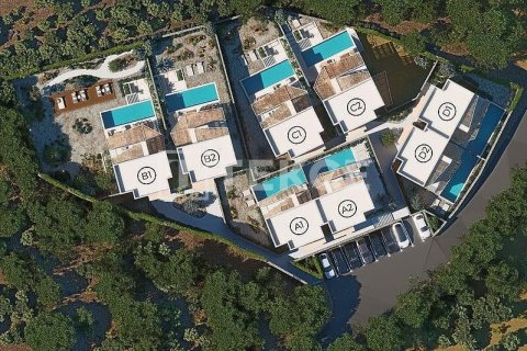 3+1 Villa  i Bodrum, Mugla, Tyrkia Nr. 224428 - 5