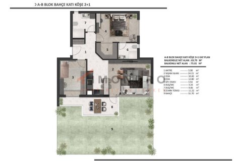 Daire 2+1 Aksu, Antalya, Türkiye №214976 - 15