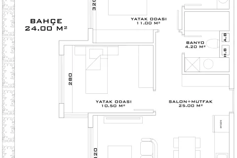 Продажа квартиры в Аксу, Анталье, Турция 2+1, 126м2, №220746 – фото 26