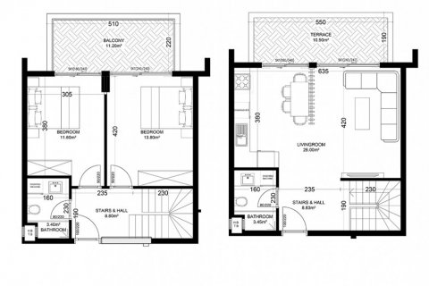 2+1 Penthäuser in Yekta Golden Valley, Oba, Antalya, Türkei Nr. 101732