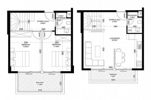 2+1 Penthouse i Yekta Golden Valley, Oba, Antalya, Tyrkiet Nr. 101734