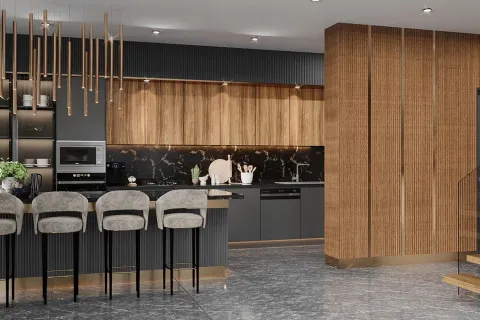 آپارتمان در  Alanya ، ترکیه 2 خوابه ، 96.5 متر مربع.  شماره 223641 - 13