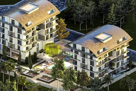 1+1 Lägenhet  i Alanya, Antalya, Turkiet Nr. 223638