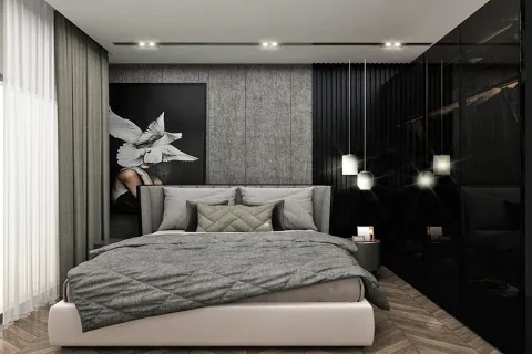 آپارتمان در  Alanya ، ترکیه 1 خوابه ، 61 متر مربع.  شماره 223638 - 22