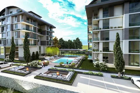 آپارتمان در  Alanya ، ترکیه 1 خوابه ، 61 متر مربع.  شماره 223638 - 3