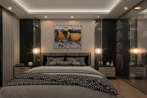 آپارتمان در  Alanya ، ترکیه 1 خوابه ، 61 متر مربع.  شماره 223638 - 16