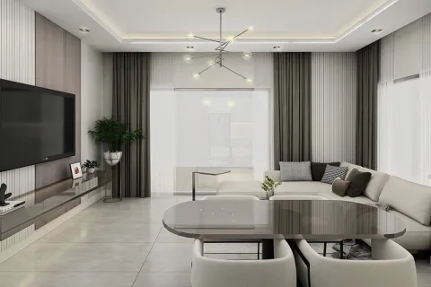 آپارتمان در  Alanya ، ترکیه 1 خوابه ، 61 متر مربع.  شماره 223638 - 17