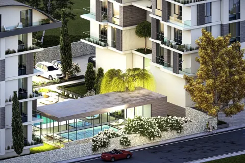 آپارتمان در  Alanya ، ترکیه 1 خوابه ، 61 متر مربع.  شماره 223638 - 4