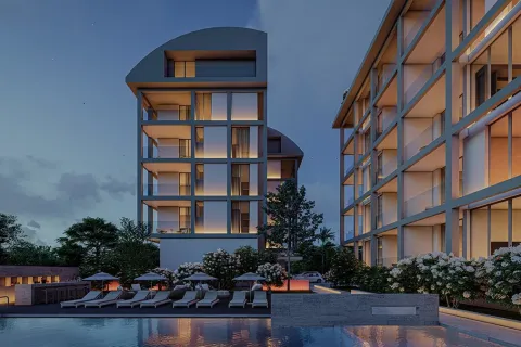 آپارتمان در  Alanya ، ترکیه 1 خوابه ، 54 متر مربع.  شماره 223637 - 16