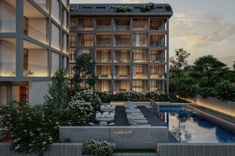 آپارتمان در  Alanya ، ترکیه 1 خوابه ، 54 متر مربع.  شماره 223637 - 7