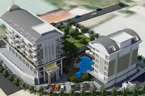 آپارتمان در  Alanya ، ترکیه 1 خوابه ، 65 متر مربع.  شماره 223636 - 6