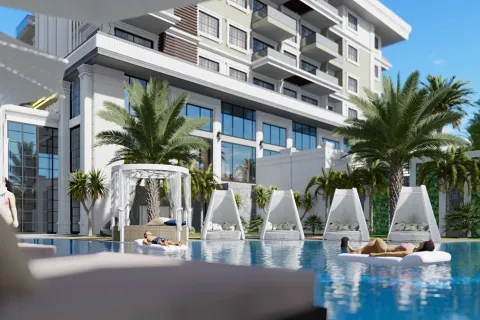 آپارتمان در  Alanya ، ترکیه 1 خوابه ، 65 متر مربع.  شماره 223636 - 11