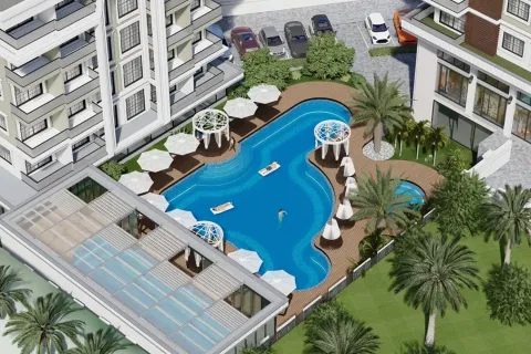 آپارتمان در  Alanya ، ترکیه 1 خوابه ، 65 متر مربع.  شماره 223636 - 17