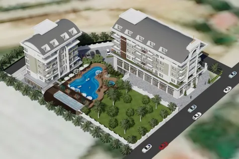 آپارتمان در  Alanya ، ترکیه 1 خوابه ، 65 متر مربع.  شماره 223636 - 18