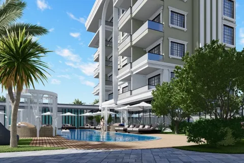 آپارتمان در  Alanya ، ترکیه 1 خوابه ، 65 متر مربع.  شماره 223636 - 12