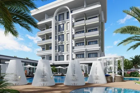 آپارتمان در  Alanya ، ترکیه 1 خوابه ، 65 متر مربع.  شماره 223636 - 13