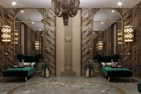 آپارتمان در  Alanya ، ترکیه 1 خوابه ، 65 متر مربع.  شماره 223636 - 30