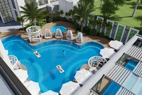 آپارتمان در  Alanya ، ترکیه 1 خوابه ، 65 متر مربع.  شماره 223636 - 9