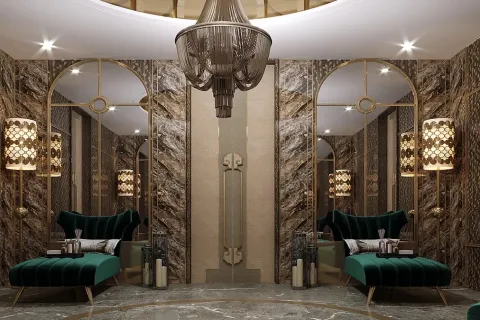 آپارتمان در  Alanya ، ترکیه 1 خوابه ، 65 متر مربع.  شماره 223636 - 26